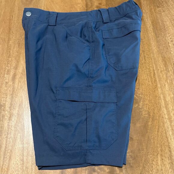 Duluth Trading Women’s Dry on the Fly Cargo Shorts Size 6 Navy Blue 10” Inseam - Picture 5 of 9